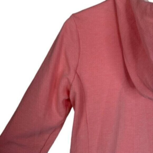 The North Face | Pink Peach Abstract Print Sweatshirt Size Small - Picture 6 of 8